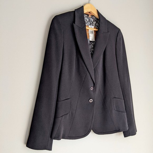 NWT Ellen Tracy Black Blazer - Picture 2 of 9